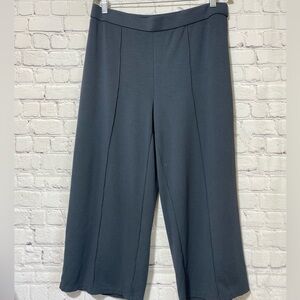 J Jill comfortable crop pants in gray